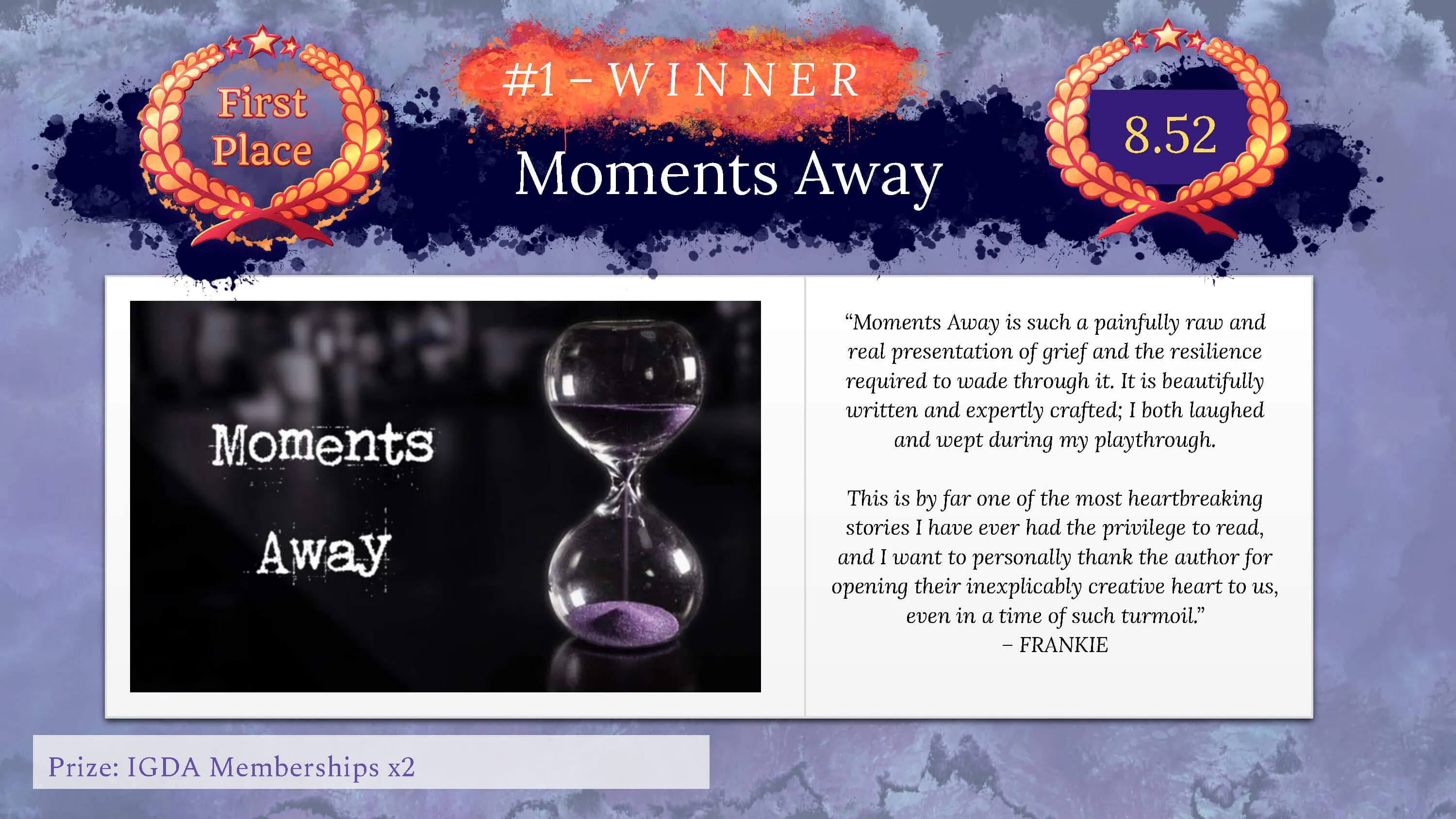 Moments Away